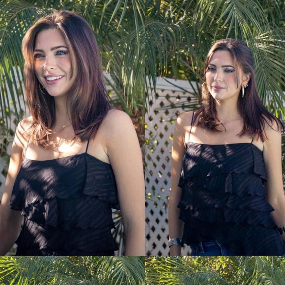 y2k ruffled babydoll tank top - Picture 4 of 8